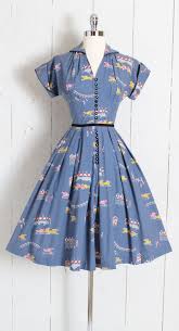 Vintage 1950s Dress Vintage 50s Novelty Print Horse Racing Etsy Vintage Dresses 50s Vintage 1950s Dresses Vintage Outfits