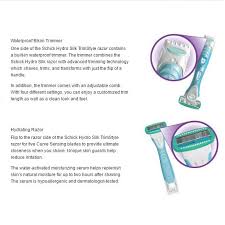 Summer is just around the corner. Schick Hydro Silk Trimstyle Moisturizing Razor For Women With Bikini Trimmer Shopee Malaysia