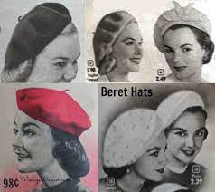 1950s Womens Hats By Style Hats For Women Beret 1950s Hats