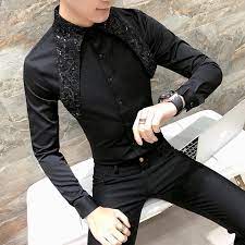 Check spelling or type a new query. Men Lace Shirt 2021 New Designer Wedding Shirts For Men Fashion Social Club Party Black White Dress Shirts Smoking Long Sleeve Dress Shirts Aliexpress
