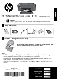 For wireless printing, check whether your router is turned on and then click the wireless configuration option the elaborate steps to connect hp printer to the laptop without cd. Hp Photosmart Wireless Series Manualzz