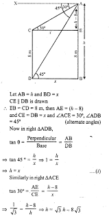 Rd Sharma Class 10 Solutions Chapter 12 Heights And Distances Ex 12 1 25 Math Formulas Distance Formula Studying Math
