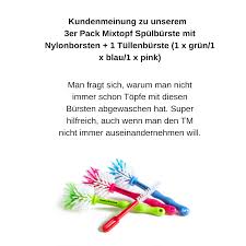 3er Pack Mixtopf Spulburste Mit Nylonborsten 1 Tullenburste In 2020 Kuchen Helfer Burste Reinigen