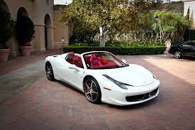 Save $49,881 on a used ferrari 458 italia near you. White Ferrari 458 Italia With Red Interior White Ferrari Ferrari 458 White Ferrari 458