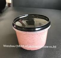 Automatic Fruit Jam Tomato Sauce Salad Dressing Cup Filling Sealing Machine  Yogurt Plastic Cup Aluminum Foil Packing Machine