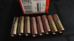 Limited time sale easy return. 12 Pcs Ramset Dynaset Dsm 10 Drop In Anchors Size M10 X 40mm Ebay