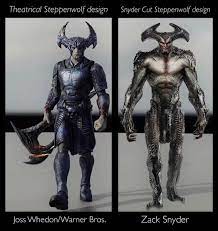 Zack snyder unveiled the new look for steppenwolf in his 'justice league' director's cut, and it is getting destroyed on twitter. Here Is The Difference Between The Theatrical Design Of Steppenwolf And The Original Design Warner Brothers Comic Villains Dc Comics Vs Marvel Joker Dc Comics