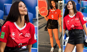 He plays as a striker for benfica and the switzerland national team. World Cup 2018 Haris Seferovic S Girlfriend Amina Steps Out For Switzerland Vs Costa Rica Celebrity News Showbiz Tv Express Co Uk