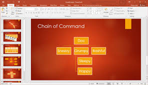 how to create an organization chart in powerpoint 2016 dummies