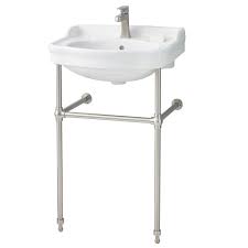 Browse photos of modern small bathrooms and powder rooms for inspiration on bathroom layouts, materials and decor, to help with your modern powder room design ideas with a console sink. Cheviot Antique Console Bathroom Sink Vitreous China 22 50 In White Brushed Nickel Rona