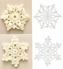 Crochet Snowflakes Chart Pattern Crochet Snowflake Pattern