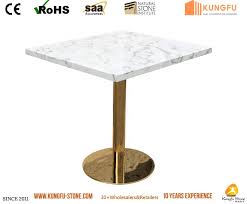 Applewood saagwood marble top dining table. Metal Base Square Marble Top Dining Room Table Wholesale Stone Furniture