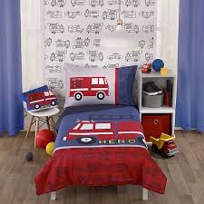 Also ebay has a large selection to choose from. Carter S Fire Truck 4 Piece Toddler Bedding Set In Red Bed Bath Beyond