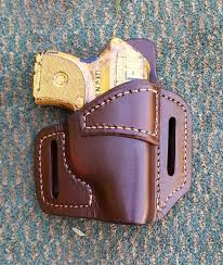 Rt Brn Owb Lcp Owb Belt Holster Lcp Holster Leather Holster Belt Holster