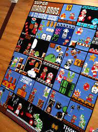 It was one of the first things i ever crocheted, but i didn't finish it until about nine months later. Ravelry Janeeyre9 S Super Mario Bros Blanket