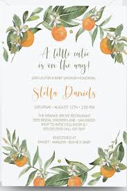 Oranges Baby Shower Invitation Instant Download Cutie Cuties Orange Invite Gender Neutral Citr Orange Baby Shower Summer Baby Shower Baby Shower