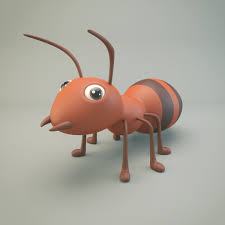 Cartoon Ant Ants Bug Cartoon Low Poly 3d Models