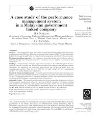 The responsibilities of a property developer are numerous and may vary from one job to another. Pdf A Case Study Of The Performance Management System In A Malaysian Government Linked Company
