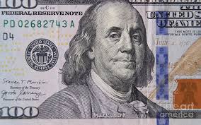 Franklin $100 Bill 3622 by Jack Schultz