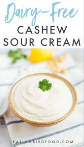 Dairy Free Cashew Sour Cream Recipe Sour Cream Recipes Cashew Sour Cream Vegan Sour Cream