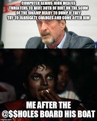 John mcafee meme (page 1) john mcafee lança o whackd uma criptomoeda do meme 'epstein não se matou' john mcafee lança uma competição no twitter: John Mcafee Memes Gifs Imgflip