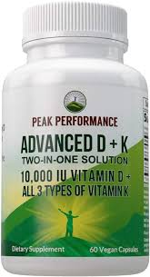 Maybe you would like to learn more about one of these? Buy Advanced Vitamin D 10000 Iu With All 3 Types Of Vitamin K Capsules By Peak Performance 10 000 Iu Vitamin D3 And Vitamin K2 K1 Mk 7 Mk7 Mk4 Supplement 60 Small And