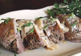 Pork Tenderloin With Caramelized Pears Recipe Pork Tenderloin Pork Entree Recipes