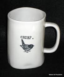 Rae Dunn Vintage M Studios Chirp Bird Mug Extremely Rare Raedunn Magenta Rae Dunn Rae Dunn Collection Dunn
