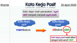 Kata kerja aktif transitif dan kata kerja pasif. Kata Kerja Pasif Tahun 4