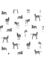 Papier peint jungle tropical noir et blanc big panoramique, l511,5 x h260, ohmywall, 379€ (existe en d'autres formats plus petits). Papier Peint Motif Zebre Noir Et Blanc Pour Chambre D Enfants
