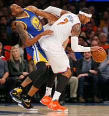 Where did carmelo anthony go to high school? Carmelo Anthony Wears Orange Player S Edition Jordan Melo M12 Sneakers Footwear News