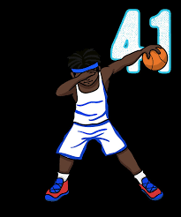 In this article, we are going to share basketball game captions for instagram pictures.basketball is one of the most famous games which is a team sport game with five players each. Cool Basketball Baller Bball Player Number 41 Blue White Team School League Sports Tournament Mixed Media By Geiersein Ritis