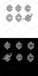 2 5d gradient financial technology bitcoin vector illustration. Cryto Coin Logo Bundles Coin Logo Logo Bundle Bitcoin Logo