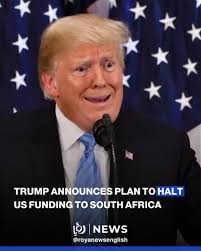 US President Donald Trump announced