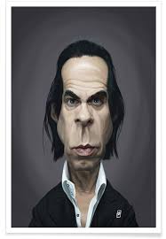 Nick Cave Caricature Poster Juniqe When you order caricature with us you will get: