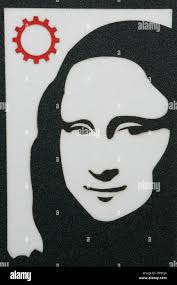 Published 10/5/2006, D-10) September 28, 2006, San Diego, California, USA  This is MARCELO ESPOSITO. He designs skateboard deck art using grip  tape...everything from the Mona Lisa to skate company logos and skulls.