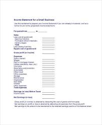 Small Business Financial Statement Template Awesome In E Statement Free Pdf Excel Word Documents In 2020 Statement Template Income Statement Financial Statement