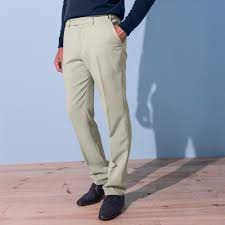 Du pantalon de costume au pantalon en lin en passant par le pantalon chino. Pantalon Taille Reglable Sans Pince Polyester Blancheporte