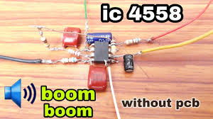 Input masuk melalui basis dan output keluar melalui emitor. How To Make Bass Boosted Circuit Ic 4558 For Subwoofer Youtube