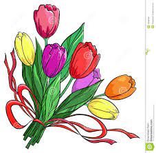 Acolore.com disegni feste nozze mazzo di fiori. Disegno Mazzo Di Fiori