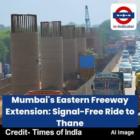 Mumbai's long-awaited Rs 2,682-crore Eastern Freeway extension is finally taking shape, promising a signal-free ride from South Mumbai to Thane. The elevated freeway, connecting Chheda Nagar to Thane, is progressing rapidly with