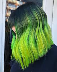 Slime Babe Ciarasikes Pravanavivids Pravananeons Greenhair Neonhair Neon Green Hair Green Hair Ombre Green Hair Colors