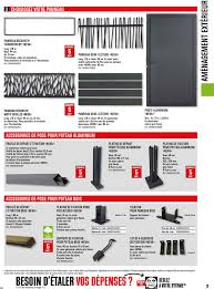 Paroi en verre trempé transparent, ép. Brico Depot Catalogue Actuel 01 05 31 12 2021 71 Catalogue 24 Com
