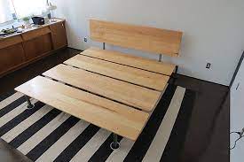 Metal And Wood Modern Platform Bed Platform Bed Plans Diy Bed Frame Modern Platform Bed