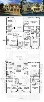 Mediterranean Style House Plan 55855 With 7 Bed 9 Bath 3 Car Garage Mediterranean Style House Plans Mediterranean House Plans Mediterranean Homes