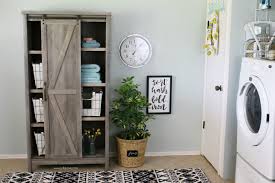The baskets and decor items were found at. Affordable Farmhouse Laundry Room Makeover Lolly Jane