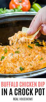 Buffalo Chicken Dip Crock Pot Appetizer Recipes Chicken Crockpot Recipes Crockpot Appetizers