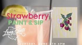 Strawberry Paint & Sip!