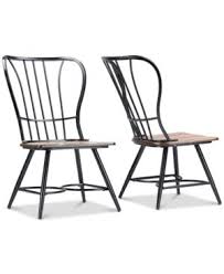 Tauria Dining Chair Set Of 2 Quick Ship Industrial Dining Chairs Dining Chairs Diy Vintage Industrial Furniture