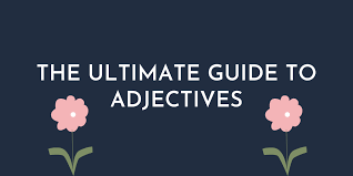 Adjectives are words that describe or modify nouns or pronouns. The 9 Types Of Adjectives Adjectives Are Describing Words By Amelia Zimmerman Write To Edit Medium